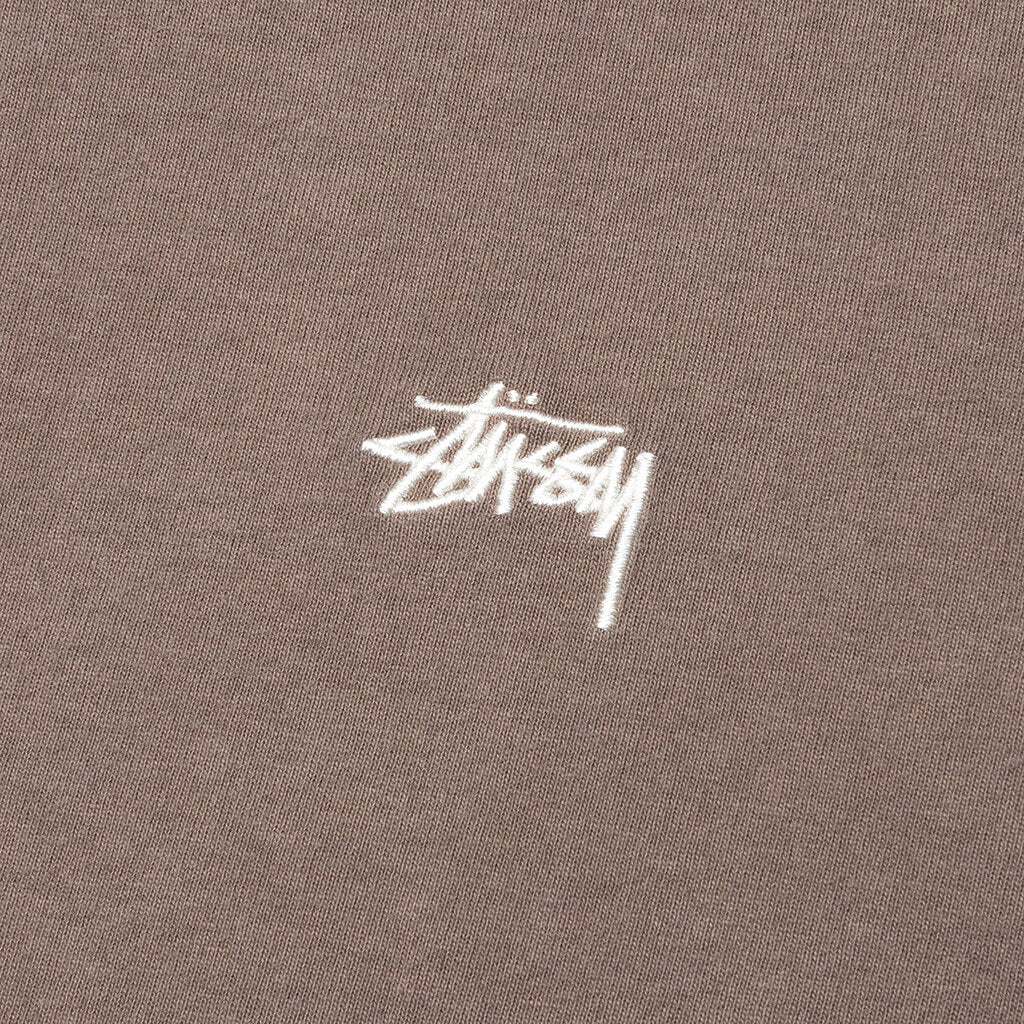 Stock Logo L/S Crew - Brown