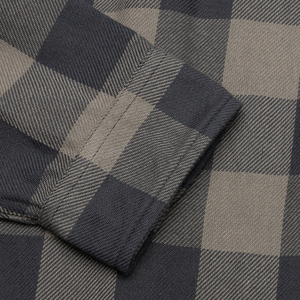 Venice Plaid L/S Shirt - Charcoal