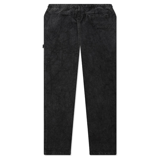 Washed Canvas Beach Pant - Black