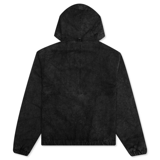 Washed Canvas Insulated Jacket - Black