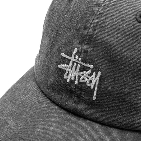 Washed Stock Low Pro Cap - Charcoal