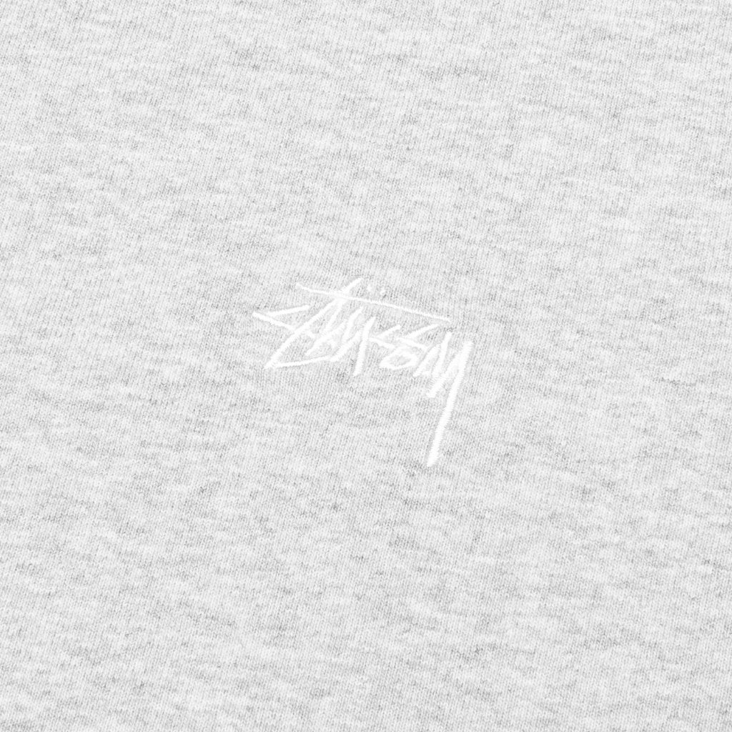 Stock Logo L/S Crew - Grey Heather
