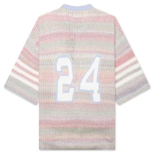 Sunset Knit 24 Football Jersey - Summer Gradient