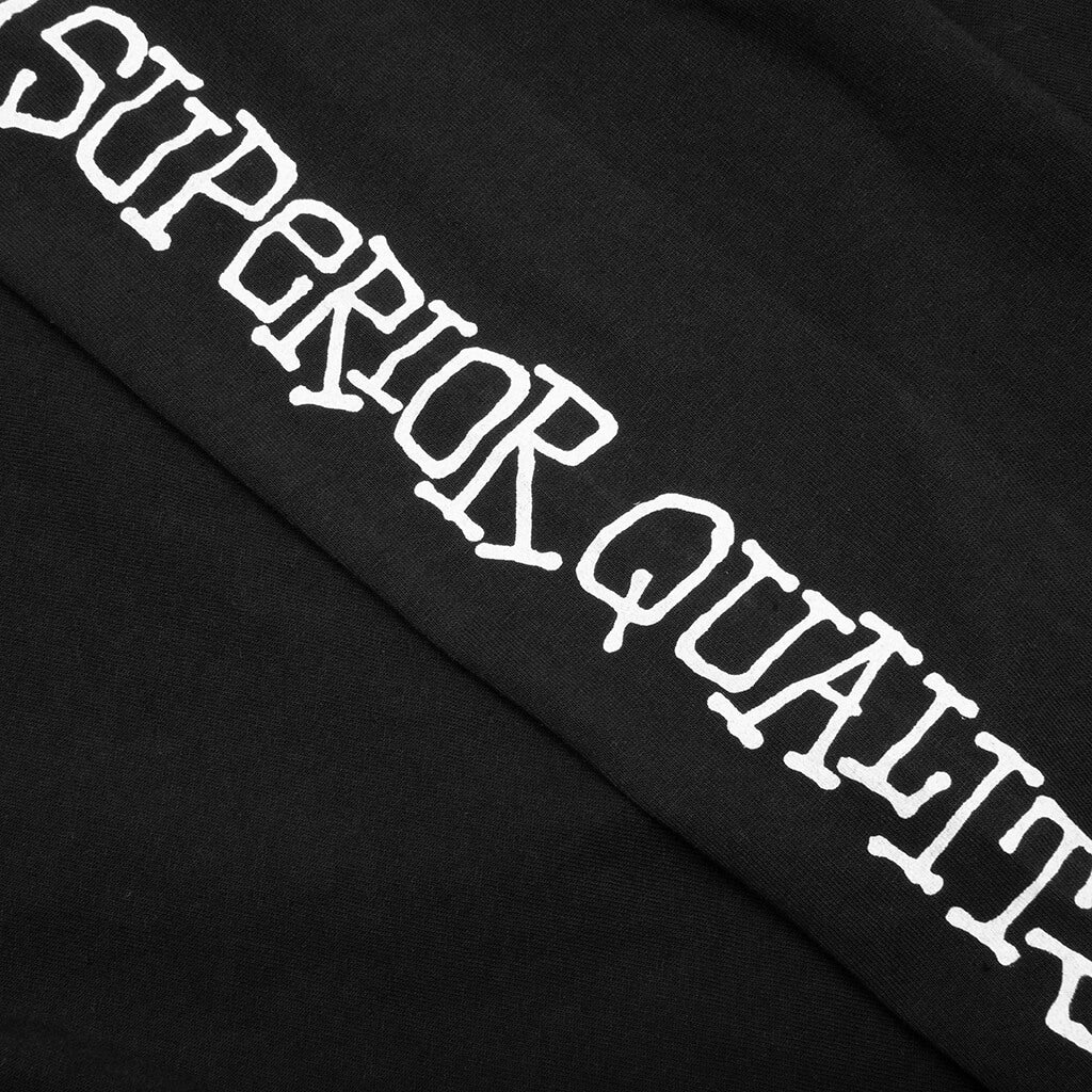 Superior Quality Pig. Dyed Ls - Black