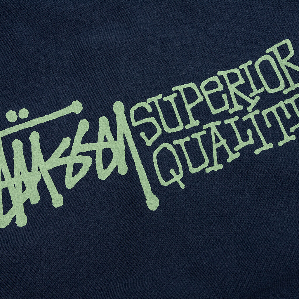 Superior Quality Zip Hoodie - Navy