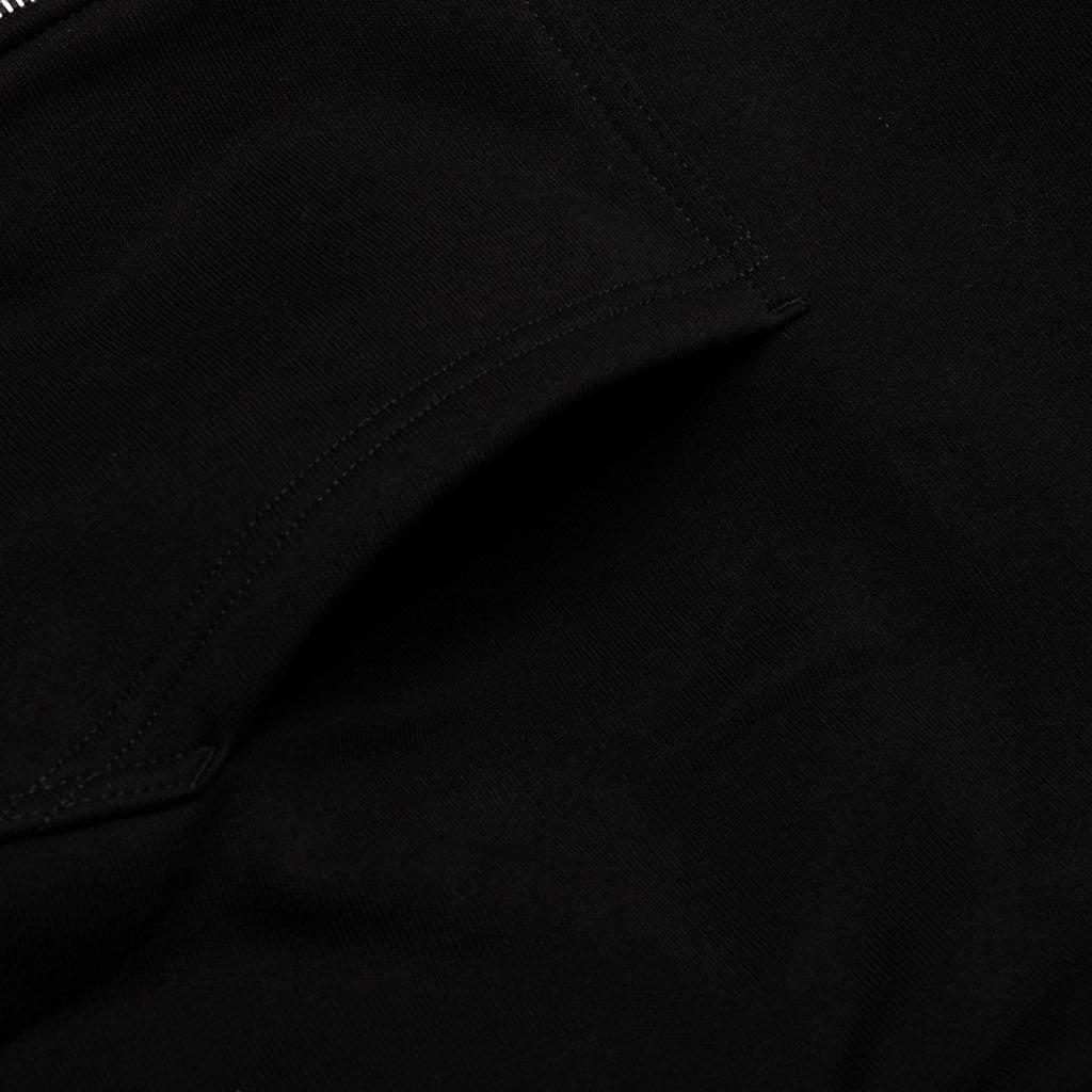 Superior Quality Zip Hoodie - Black