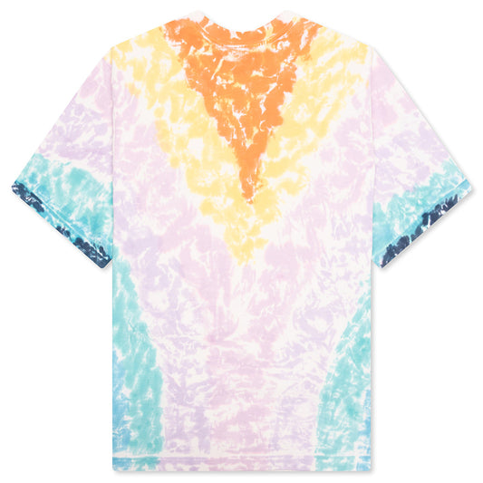 Surf Trip Printed Oversized T-Shirt - Tie Dye