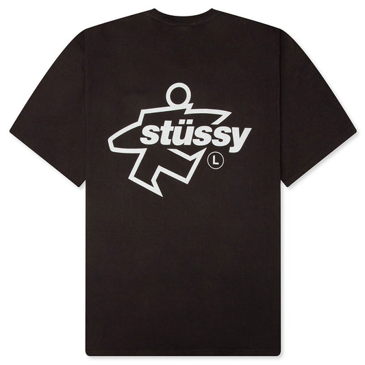 Surf Size Pigment Dyed Tee - Faded Black