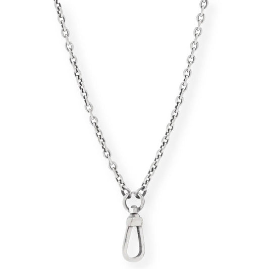 Swivel Hook Necklace - Silver