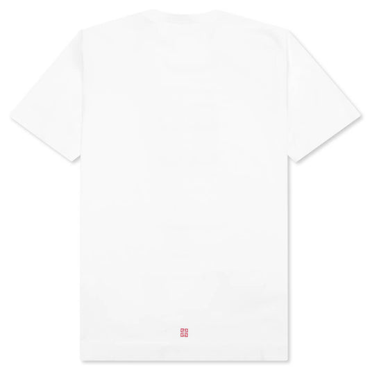 4G Stars T-Shirt - White/Red