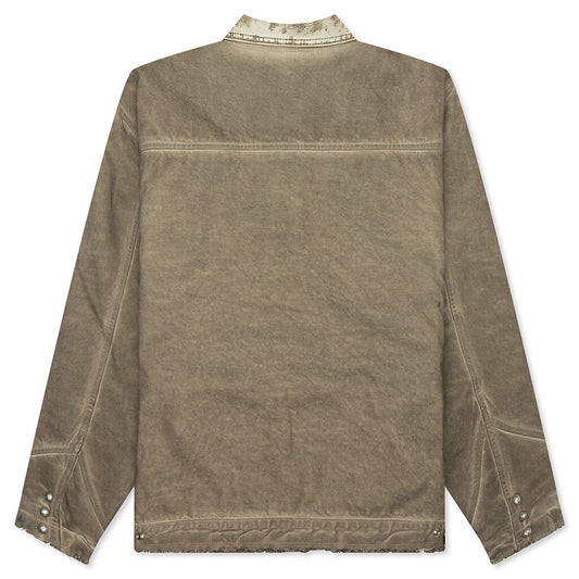 Washed Work Jacket - Beige