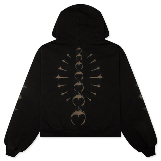 TC Ribcage Zip-Up Hoodie - Black