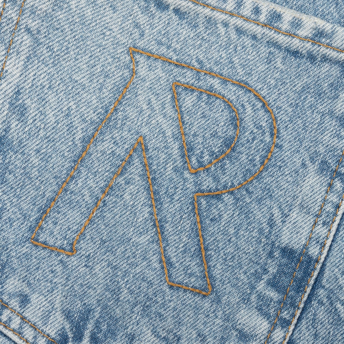 Tailored Denim Shorts - Blue