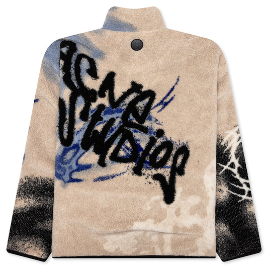 Teddy Jacquard Jacket - Beige