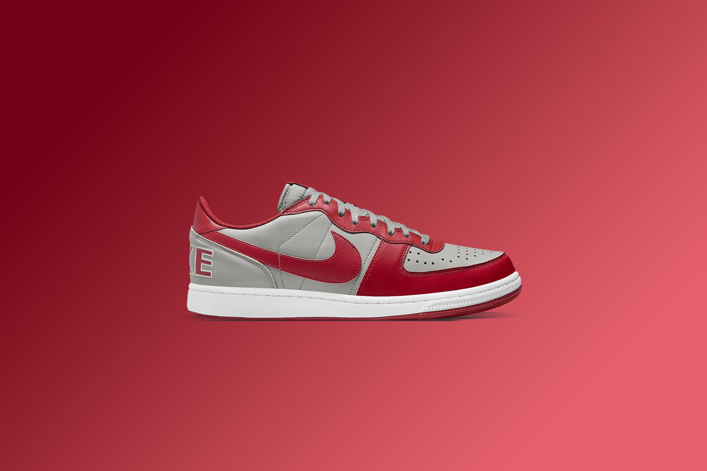 Terminator Low 'UNLV' - Medium Grey/Varsity Red/White