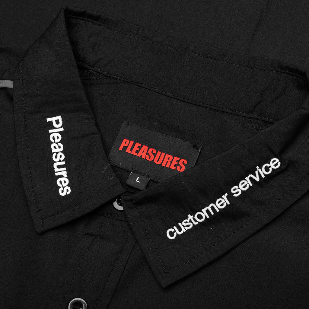 Terror Button Up Shirt - Black