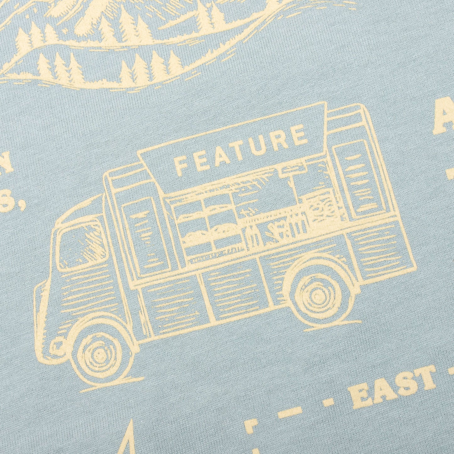Town Ad Tee - Goblin Blue