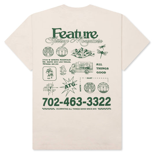 Town Ad Tee - Oatmeal