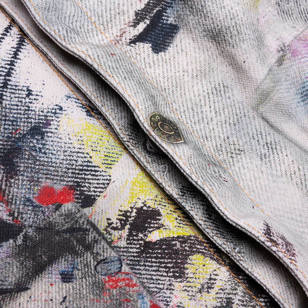 Trompe L'oeil Jacket - White/Multi