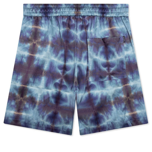 Tye Dye Silk Shorts - Tye Dye