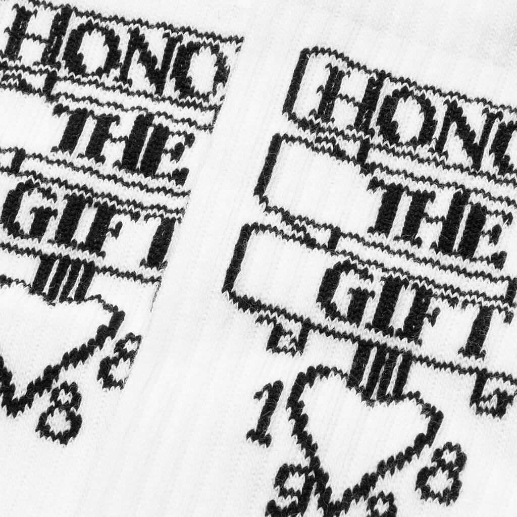 Unity Sock - White
