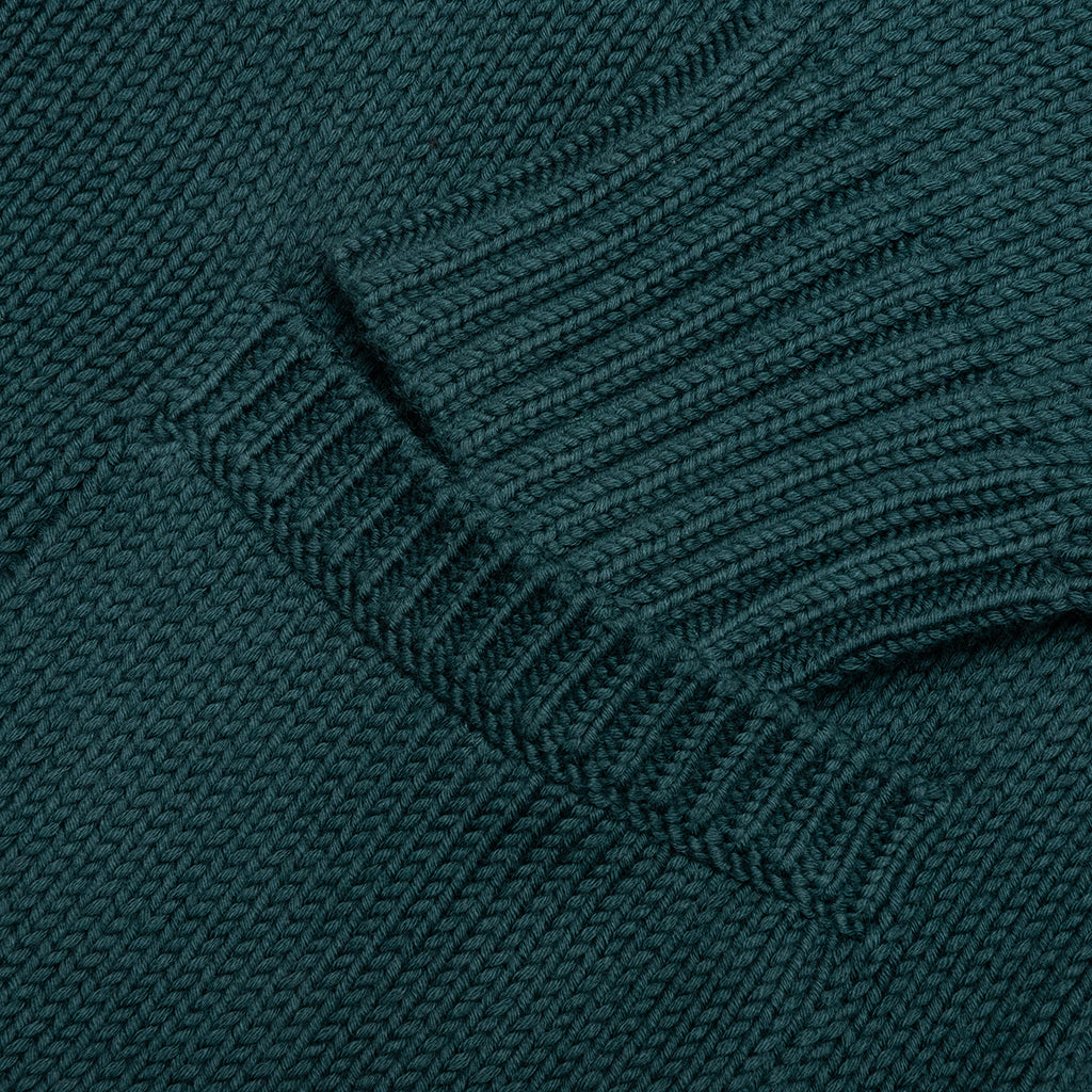 Cotton College Cardigan - Fir Green