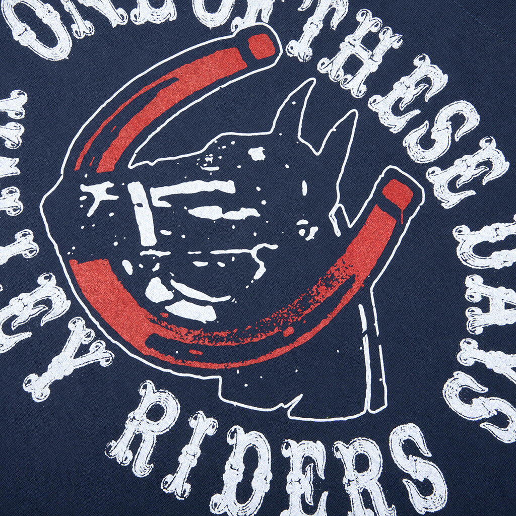 Valley Riders T-Shirt - Sun Faded Washed Navy
