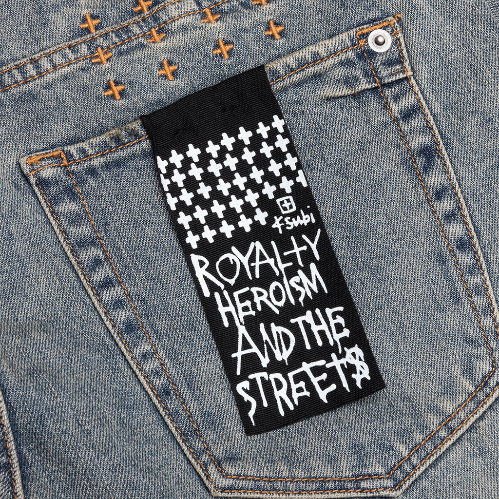 Van Winkle Stagelight Metalik Pants - Denim