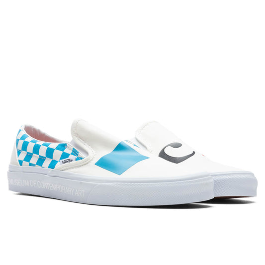 Vans x Moca Classic Slip-On - Logo/Cyan