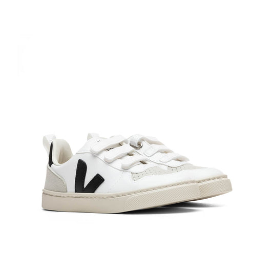 Kid Toddler V-10 Velcro - White/Black