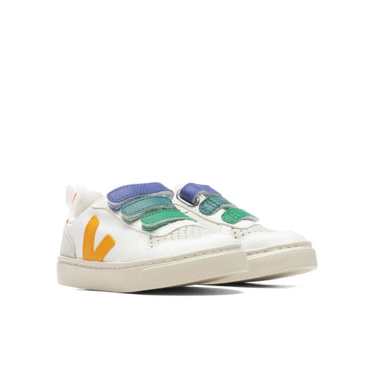 Kid's V-10 Velcro - Multicolor/Extra White/Ouro