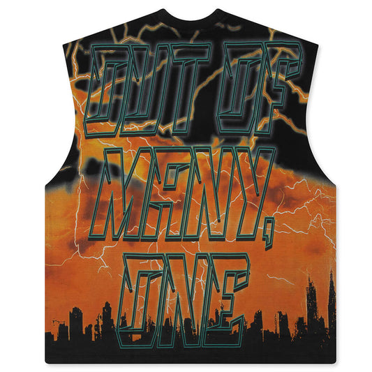 Voltage Sleeveless T-Shirt - Orange