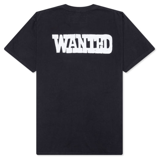 Wanted Short Sleeve T-Shirt - Sun Faded Washed Black