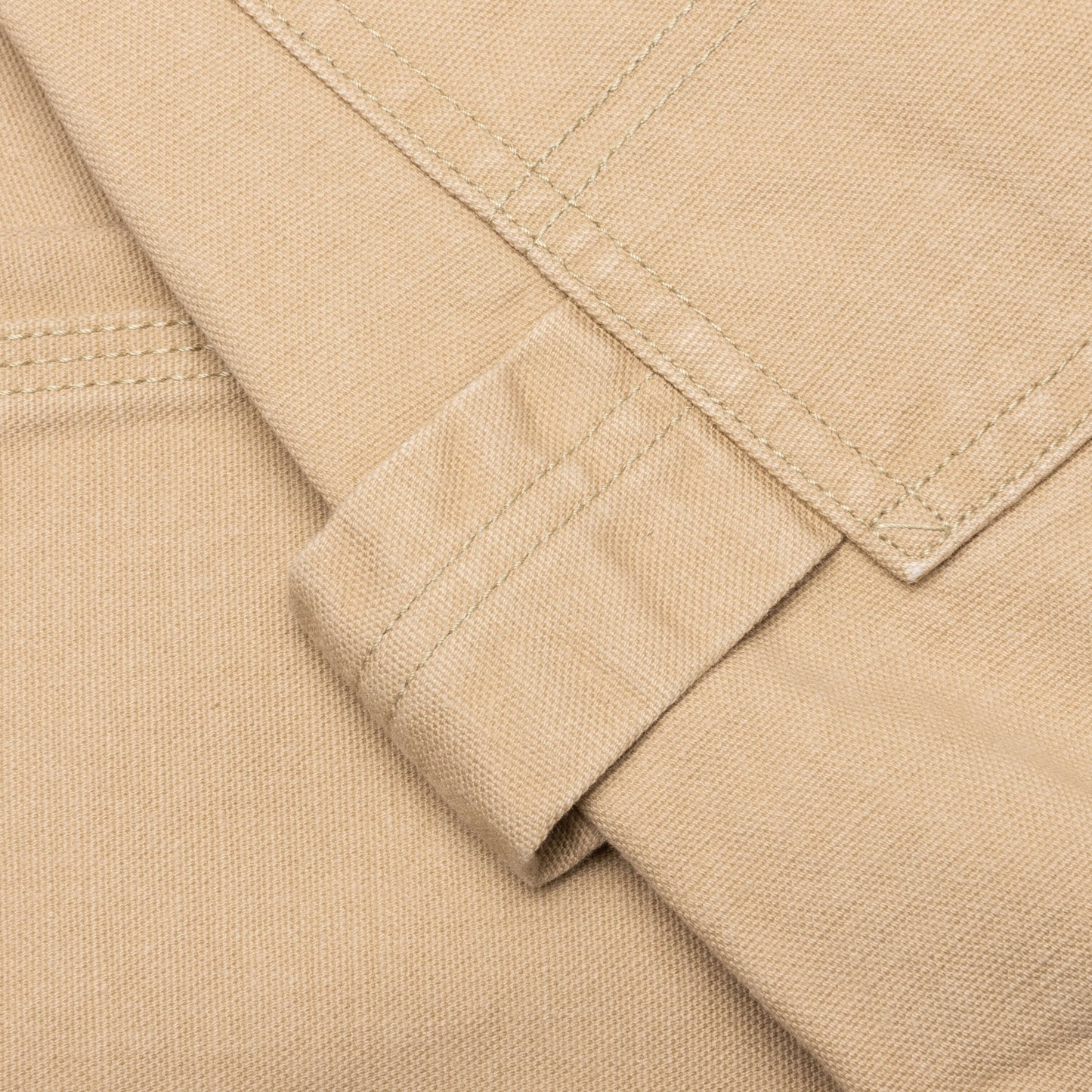 Washed Duck Work Pants - Beige