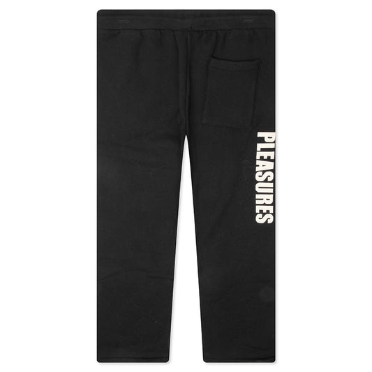 Wave Quilted Easy Pants - Black
