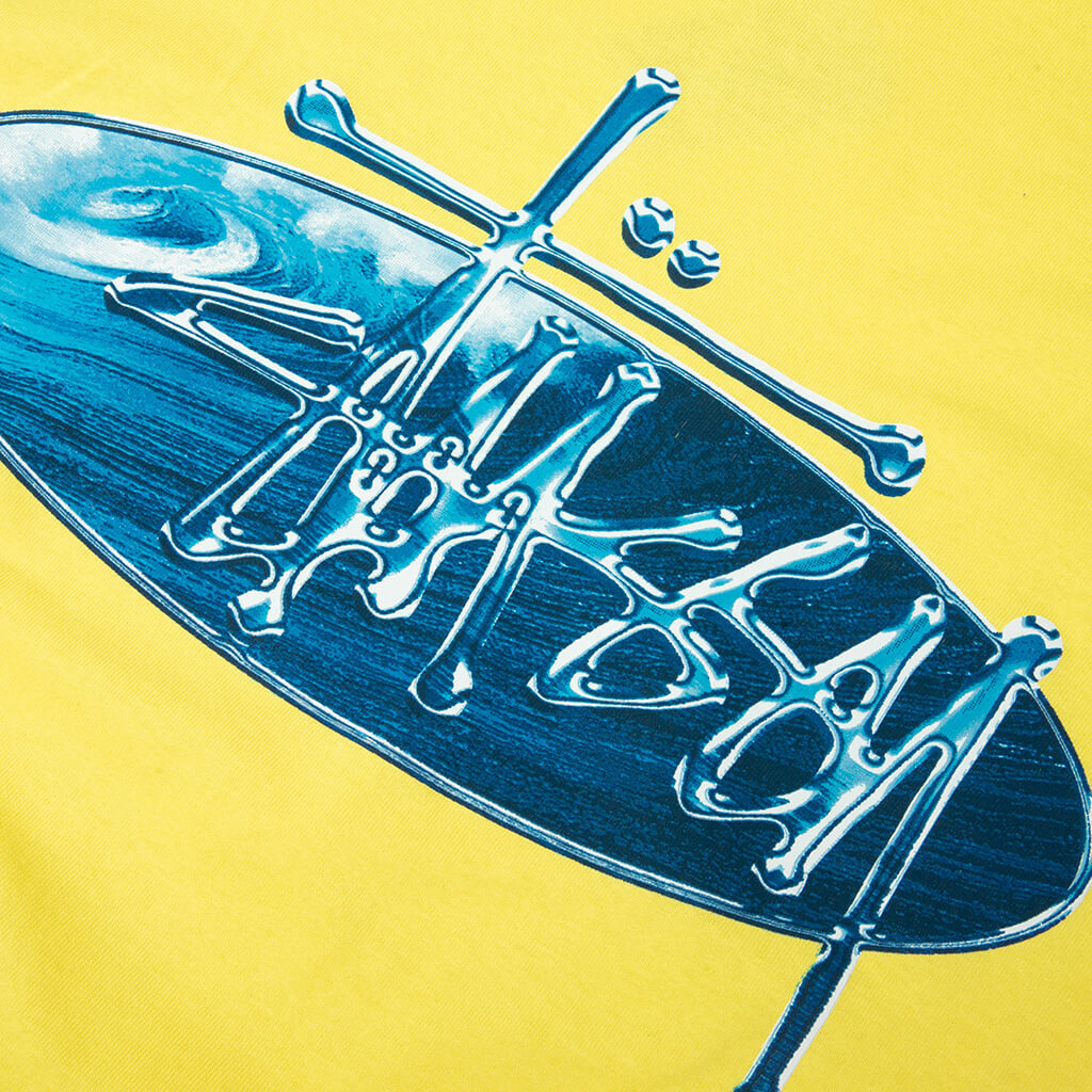 Wave Oval Tee - Lemon