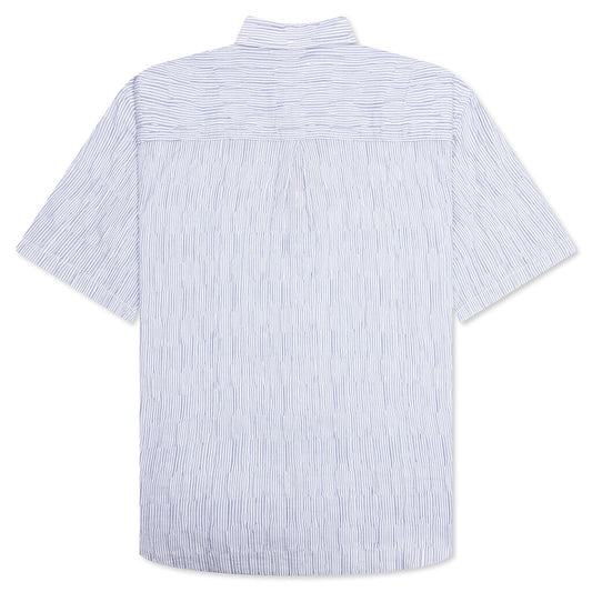 Wavy Striped Shirt - Blue