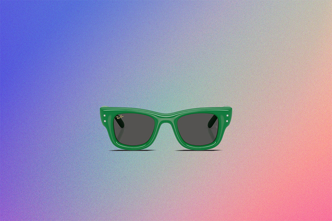 Ray-Ban x A$AP Rocky Wayfarer Puffer Crystal Edition - Green/Strass