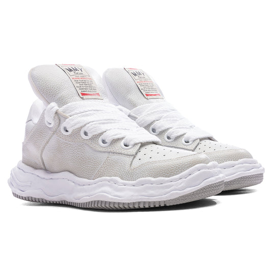 Wayne Puffer Low OG Sole Brushed Shrink Leather - White