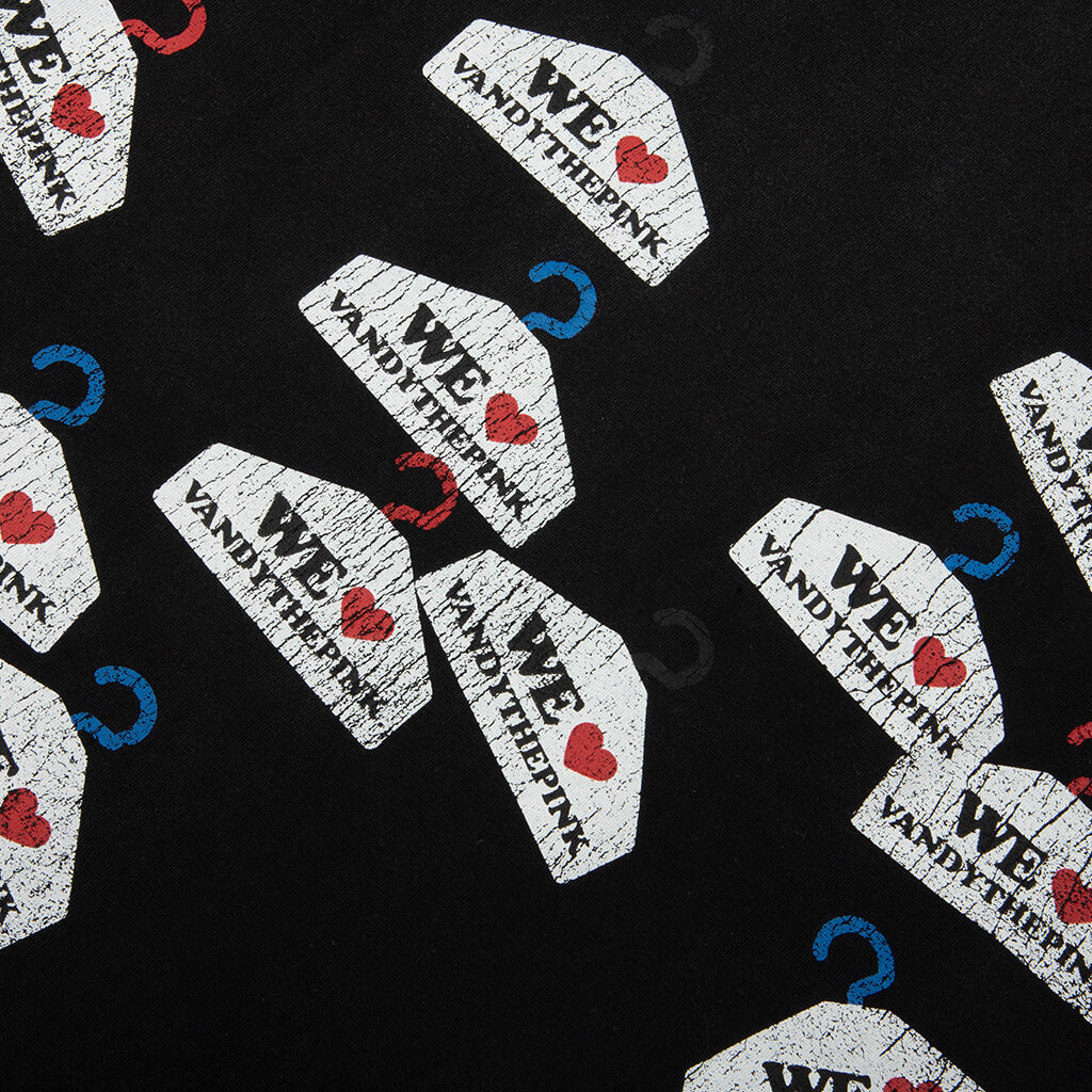 We Love VTP Tee - Washed Black