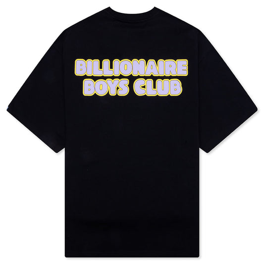 Wealth Heart Mind S/S Crop Fit Knit Shirt - Black