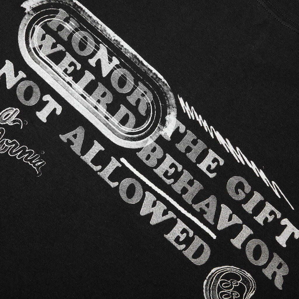 Weird Behavior S/S Tee - Black