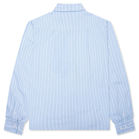 What Problem? Button Up - Blue