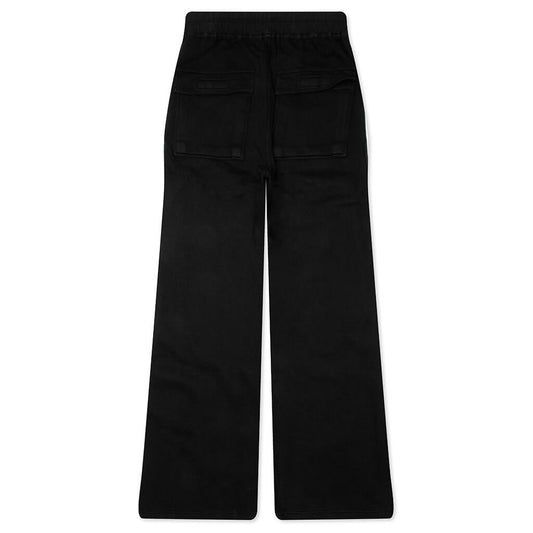 Wide Pusher Sweat Pants - Black