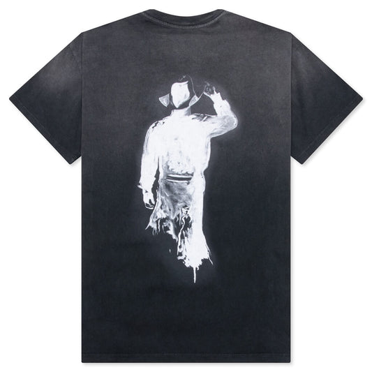 Wild West Tee - Sun Faded Washed Black