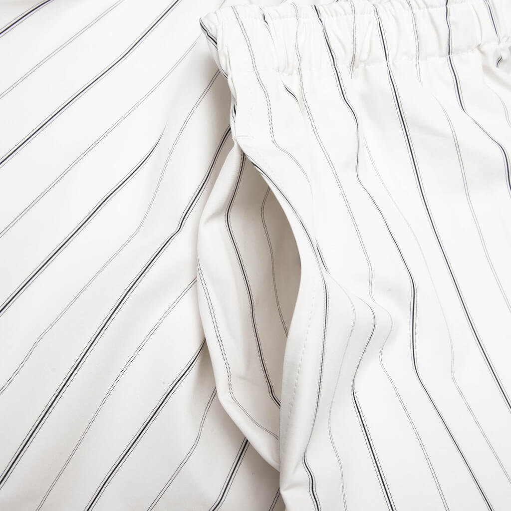 Willy Woven Boxer - White/Black Stripe