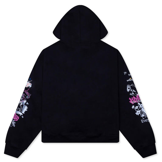 Winter 25 Test Print Hoodie - Black