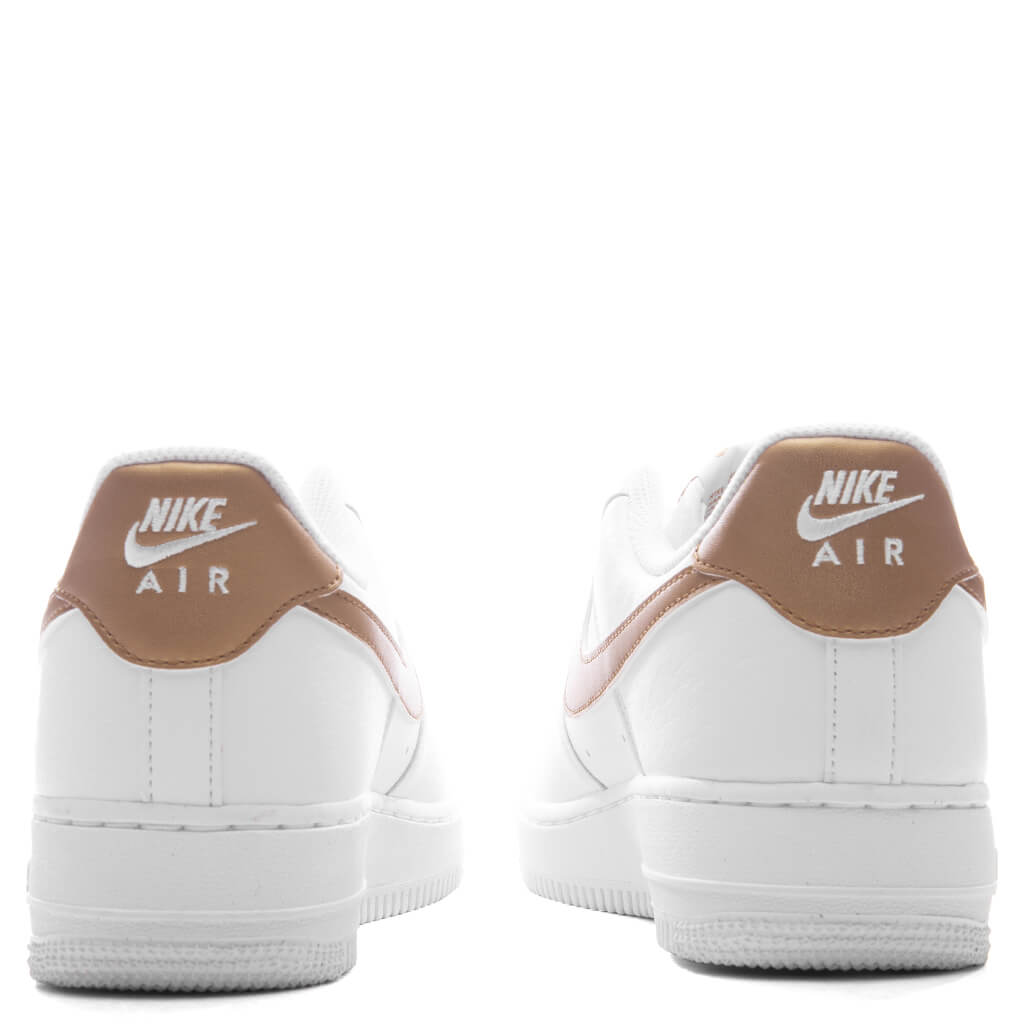 Women's Air Force 1 '07 Next Nature - White/Metallic Gold