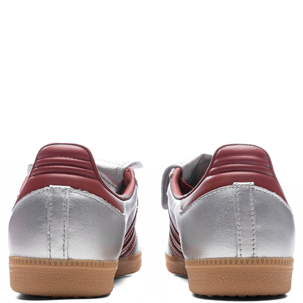 Women's Samba Long Tongue - Silver Metallic/Preloved Ruby/Gum