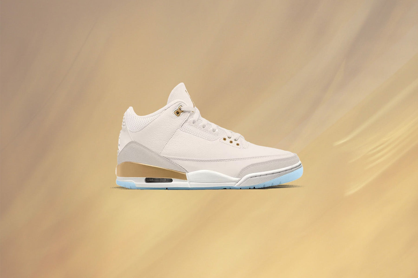 Women's Air Jordan 3 Retro 'Champagne and Oysters' - Sail/Team Gold/Pale Ivory